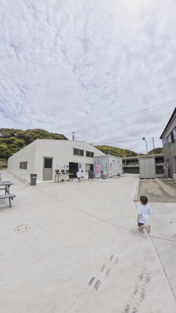 エビ釣り建物