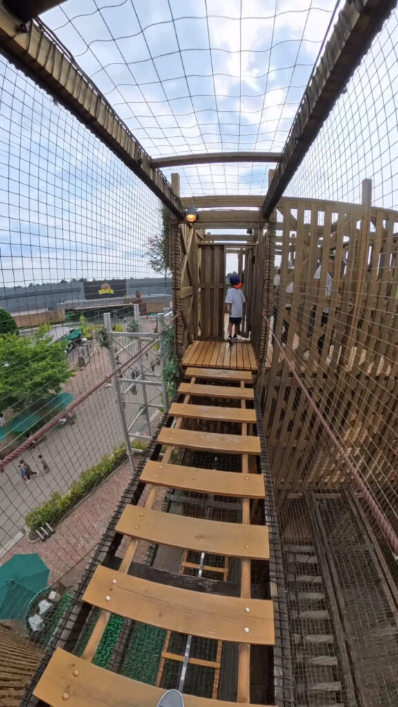 渡れるかな迷う男